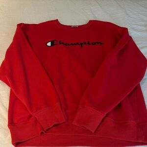 Champion Bold Red Crewneck